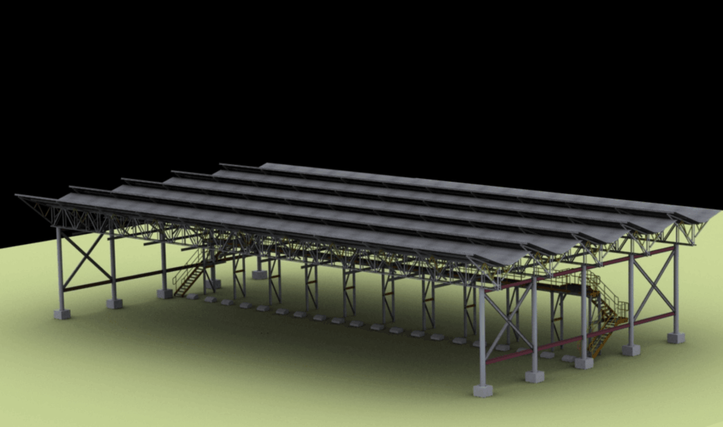 Estructura Metálica - LLenadero Solmico